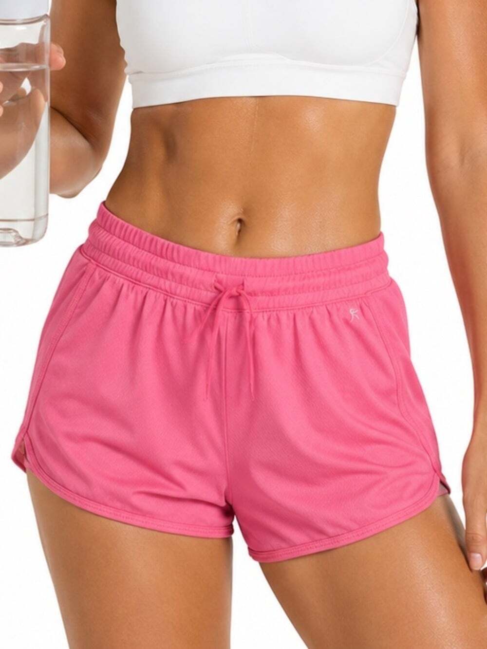 Danskin Size Small Pink Sport Athletics Activewear Dri More Dance Shorts…